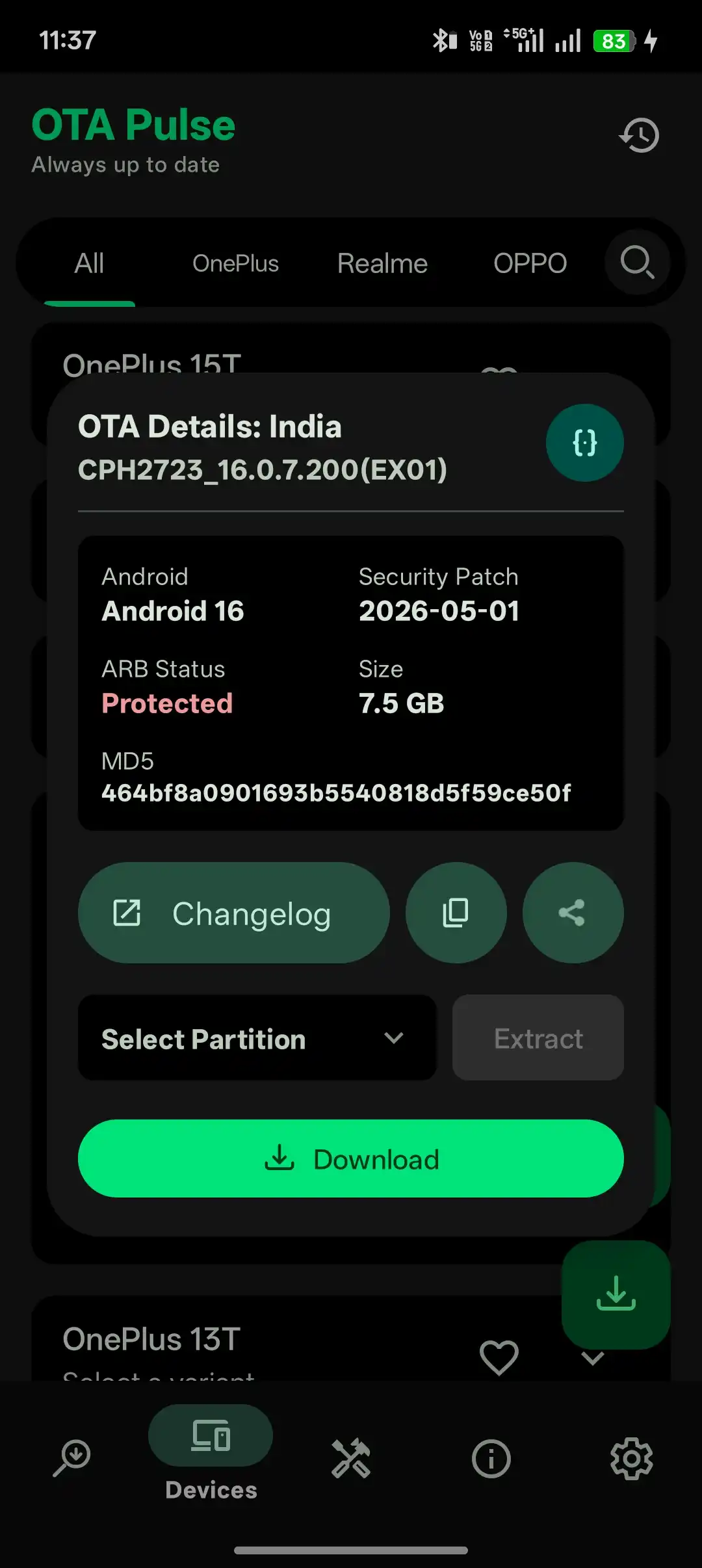 OTA Details