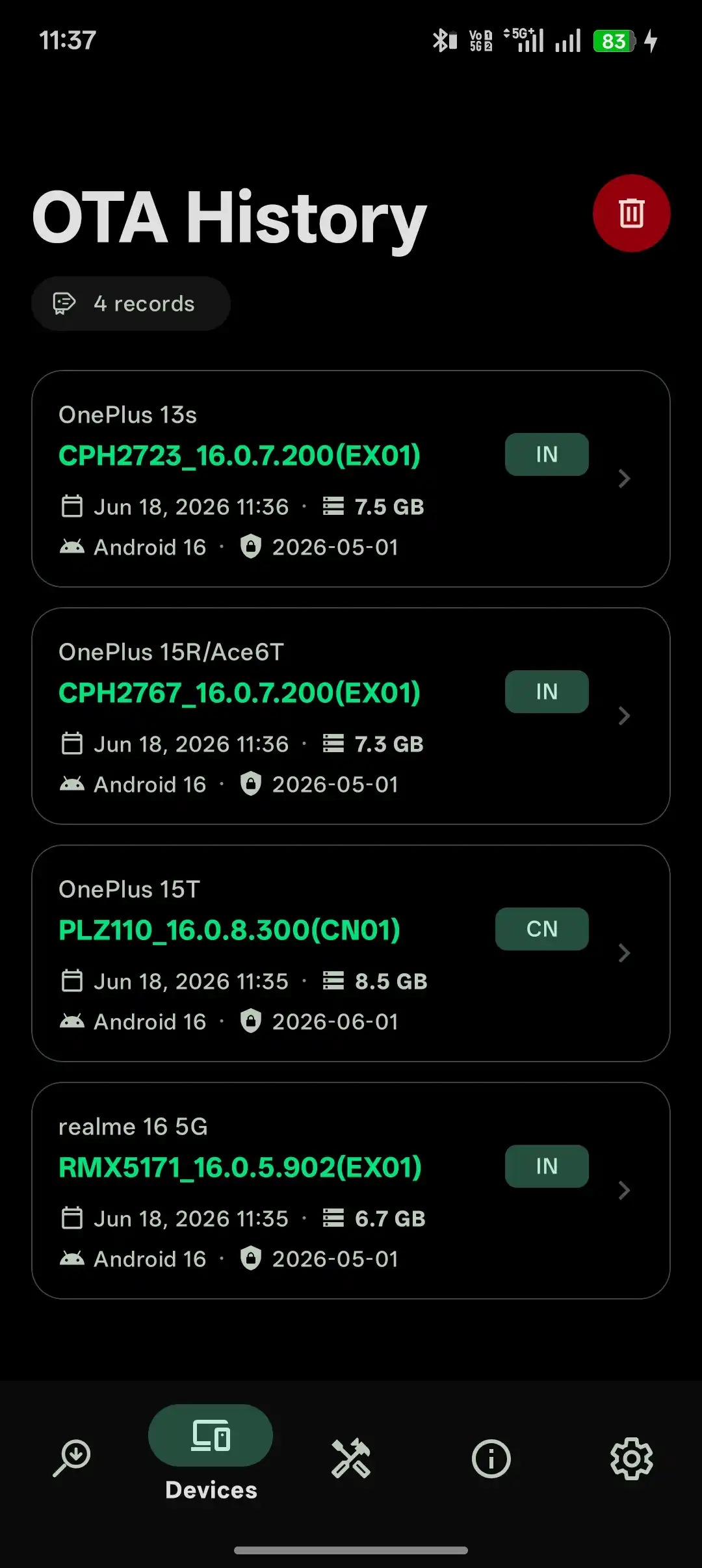 OTA History